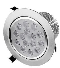 Empotrado, Spot dirigible Cromado 18W Blanco Frío - Wattko